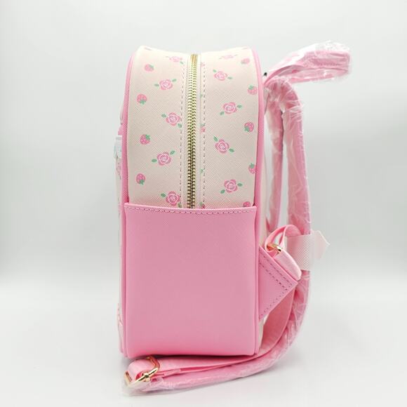 Sanrio My Melody and My Sweet Piano Strawberry Pink Mini Backpack Bag New